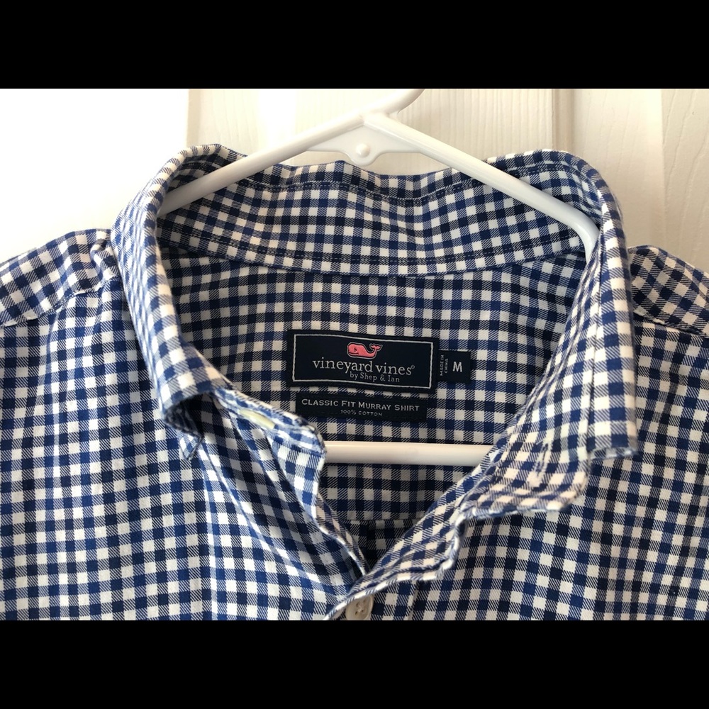 Vineyard Vines Men’s Blue Checked Shirt